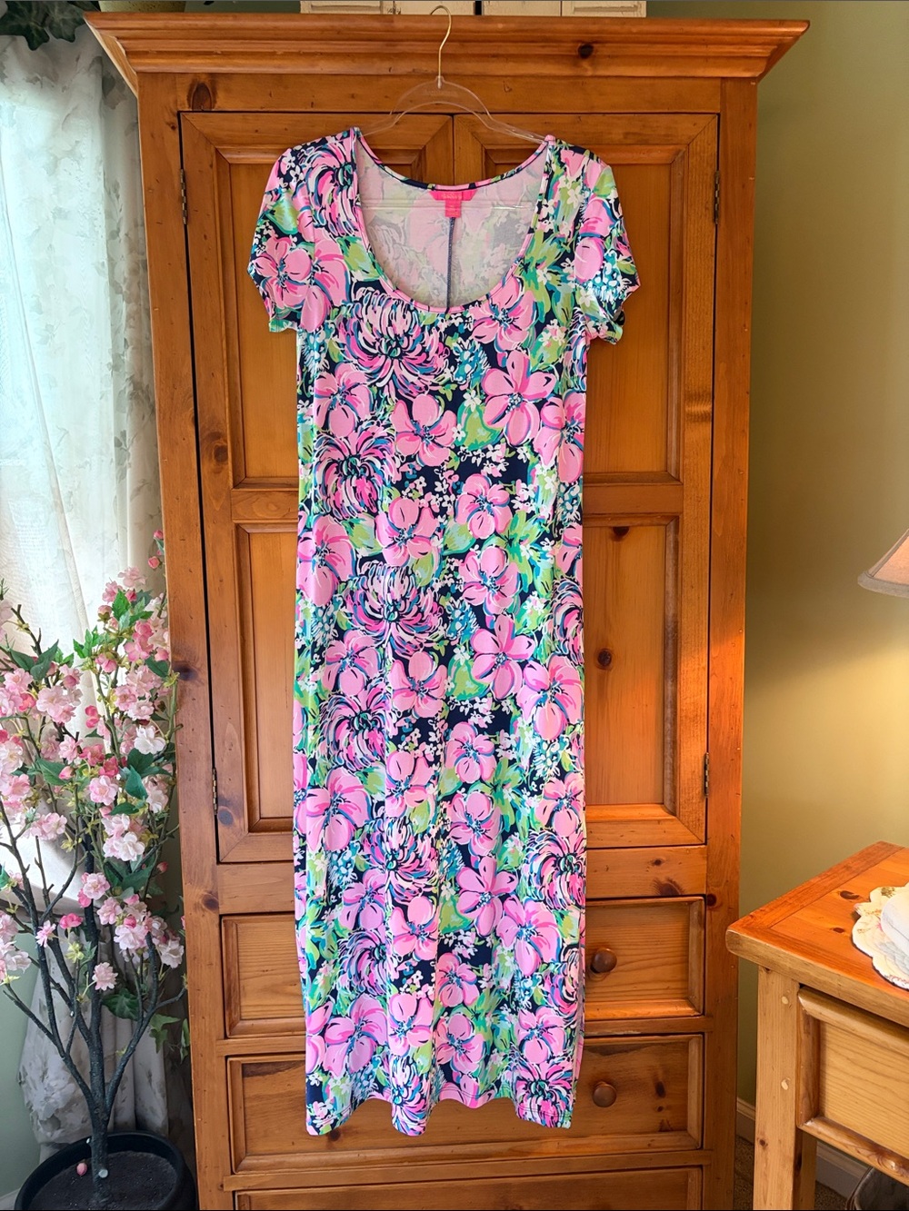 Lilly Pulitzer Wynne Maxi Dress in High Tide Navy